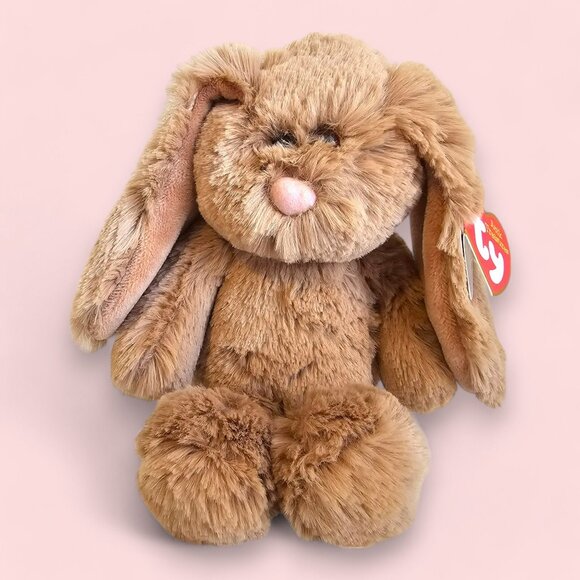 Ty Attic Treasures Bunni Bunny Rabbit Plush Stuffed Animal Brown w/ Tags 2017 8